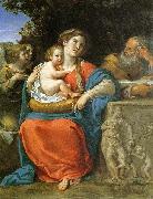 Francesco Albani The Holy Family oil painting on canvas